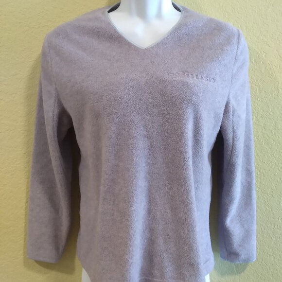 Bellagio Women's Long Sleeve Sweat Top Small Gray - Picture 1 of 8